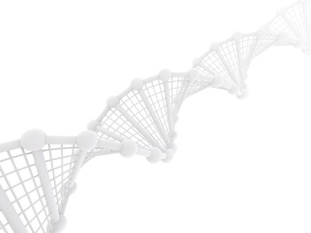 DNA chain. Abstract scientific background. Beautiful illustraion. Biotechnology, biochemistry, genetics and medicine concept. 3D renderingの写真素材