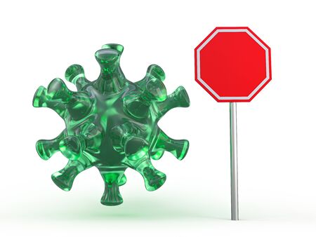 Covid-19.  pathogen respiratory coronavirus 2019-ncov flu. Pandemic risk concept. 3D renderingの写真素材