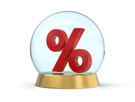 Seasonal sales background with percent discount pattern. Business illustration. 3D renderingの写真素材