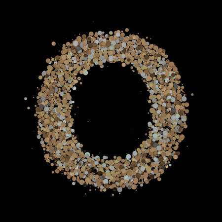 Light gold letter O on the background. 3Dの写真素材