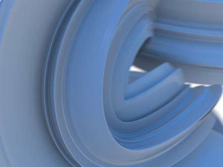 Abstract blue background with smooth lines. 3Dの写真素材