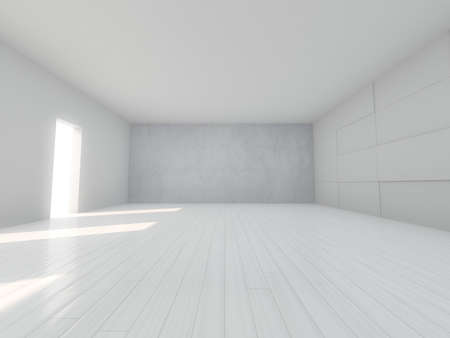 Abstract modern architecture background, empty open space. 3Dの写真素材