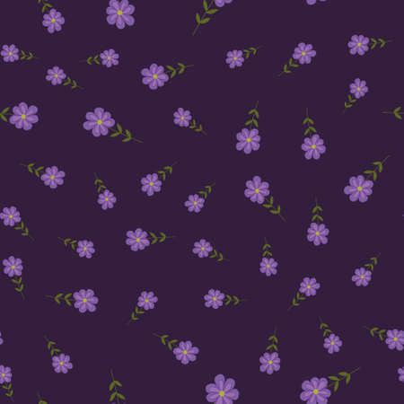 pattern with flowers, used as textile, wrapping paper, fabric, digital scrapbooking backgroundのイラスト素材