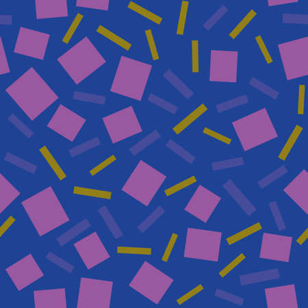 pattern with geometric shapes, used as textile, wrapping paper, fabric, digital scrapbooking backgroundのイラスト素材