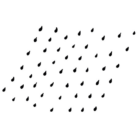 rain texture, hand drawn with pen and ink, isolated on gray background, vector illustration, can be used in your projects in banners and postersのイラスト素材