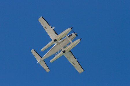 Hydroplane in the airの写真素材