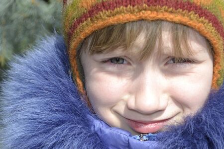 outdoor portrait of girlの写真素材