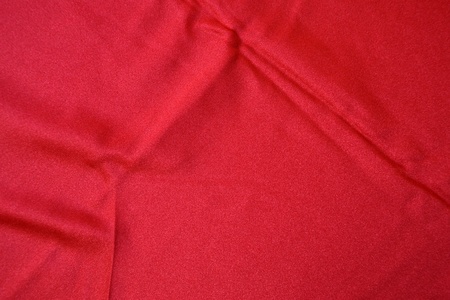 piece of knit fabric of bright redの写真素材
