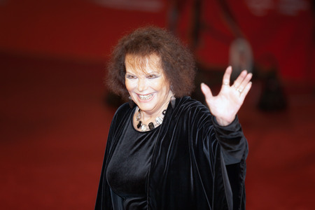 Rome, Italy - October 13, 2016: Rome Film Festival, Eleventh Edition. Red carpet with Moonlight pictured pictured Claudia Cardinale.のeditorial素材