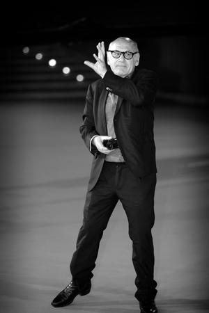 ROME, ITALY - NOVEMBER 01: Michael Nyman walks a red carpet during the 12th Rome Film Festival at the Parco Della Musica Auditorium on November 1, 2017 in Rome, Italy.のeditorial素材