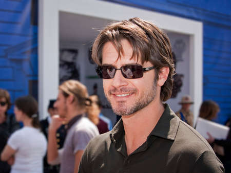 Rome, Italy - May 20, 2011: The Italian actor Ettore Bassi protagonist of the television series Rex, attends the 159th anniversary of the State Police, in Piazza del Popolo.のeditorial素材