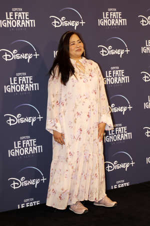 ROME, ITALY - APRIL 08: Maria Teresa Borela Baluyot attends the photocall of the tv series "Le Fate Ignoranti" at the St. Regis Grandhotel on April 08, 2022 in Rome, Italy.のeditorial素材