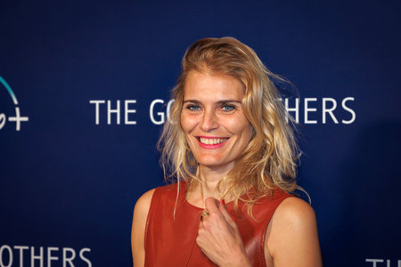 Rome, Italy - April 4: Claudia Zanella attends "The Good Mothers" premiere at The Space Cinema Moderno on April 04, 2023 in Rome, Italy. Disney TV seriesのeditorial素材
