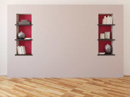 Interior of living-room. 3d render.の写真素材