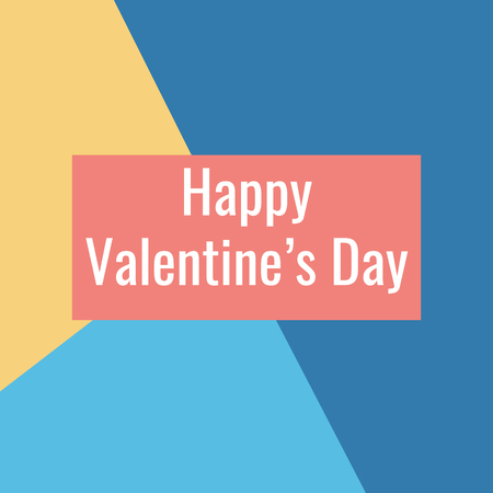 Abstract design for valentine day card with heart and sign in frame. Beautiful art gift, invitation or greetingのイラスト素材