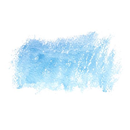 Watercolor blue abstract background. Copy space. Place for text.の写真素材