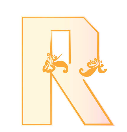 letter Rのイラスト素材