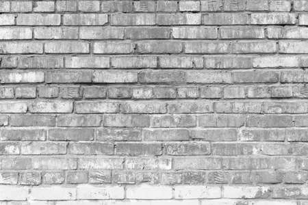 Grunge Grey Brick Wall Backgroundの写真素材