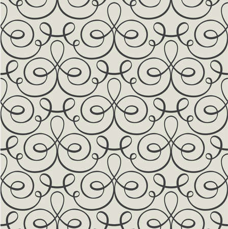 Elegance Seamless pattern with ornament, floral illustration in vintage styleのイラスト素材