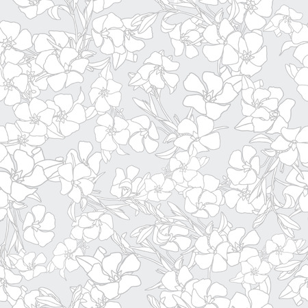 Elegance Seamless pattern with flowers, vector floral illustration in vintage styleのイラスト素材