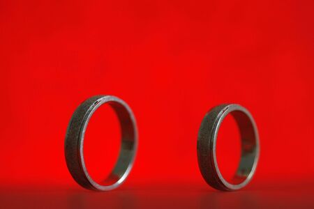 a simple red  background-texture taken with  ringの写真素材