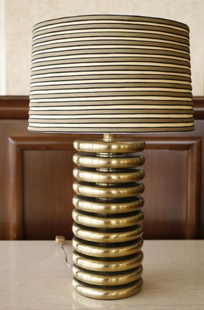 close standing lamp in living room in a hotelの写真素材