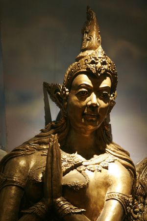 a simple traditional soldier in a show at Thailand