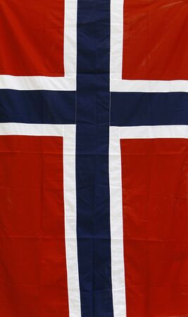 a simple frame with norway flagの写真素材