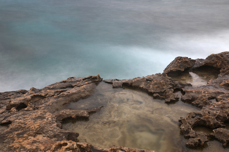 Cape Greco, also known as Cavo Greco , is a headland in the southeastern part of the island of Cyprus. It is at the southern end of Famagusta Bay and forms part of Ayia Napa Municipality. It lies between the towns of Ayia Napa and Protaras, both of which の写真素材