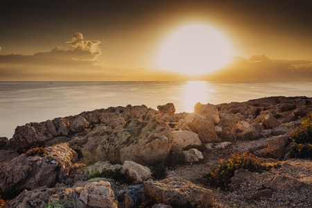 Cape Greco, also known as Cavo Greco , is a headland in the southeastern part of the island of Cyprus.の写真素材