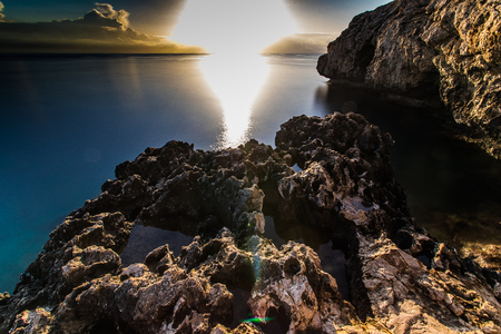 Cape Greco, also known as Cavo Greco , is a headland in the southeastern part of the island of Cyprus.の写真素材