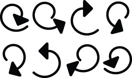 Arrows blackのイラスト素材