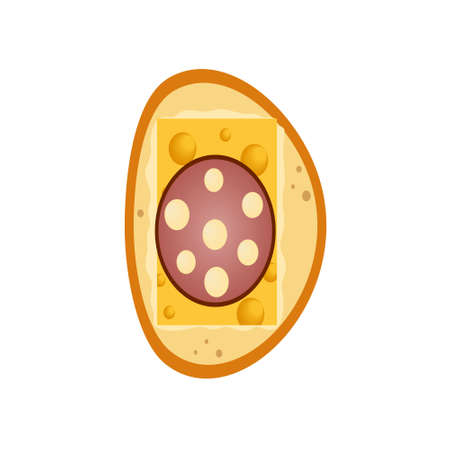 Vector Doodle illustration for kids. Pencil sketch, children's drawings sun, house, person, leaf, flower. Freehand drawing,  design, coloring books, children's books.のイラスト素材