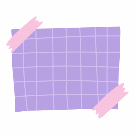 Tag in style of hand made. Space for text.のイラスト素材