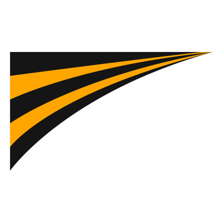 Vector illustration for Victory Day on May 9th. Black and orange festive St. George ribbon.のイラスト素材