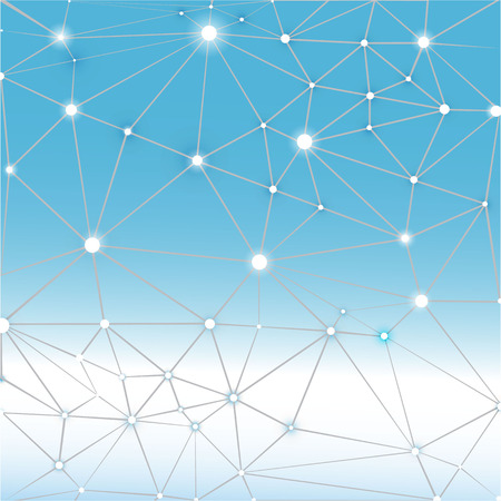Blue white  polygonal geometric  background abstract .のイラスト素材