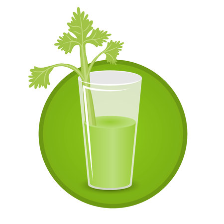 Glass icon, cartoon illustration.のイラスト素材