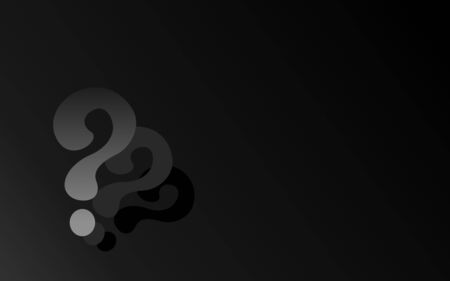 Question signs, FAQ  help. problem solve  realistic vector illustration of ask question mark, 3d shapes.  のイラスト素材