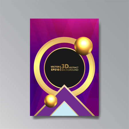 Chaos abstract geometric covers design. Cool halftone shiny gradients templates set. Fluid shapes poster composition. Retro futuristic creative 90s and 80s style. Modern flyers, banners and labelsのイラスト素材