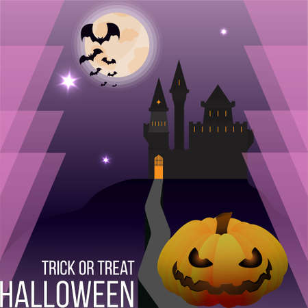 Halloween sale or party event with pumpkinのイラスト素材