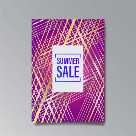 Luxury abstract Sale brochure template. Art deco elegant banner, premium promo background for holiday, with gold. Shiny Vector illustration.のイラスト素材