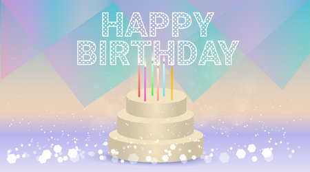 Happy Birthday Elegant vintage birthday cards with golden details greeting card with gold balloons...