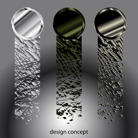 abstract vector background with a geometrical ornamentのイラスト素材