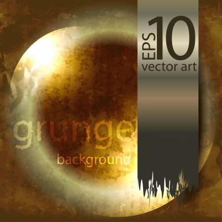 abstract vector grunge background with a geometrical ornamentのイラスト素材