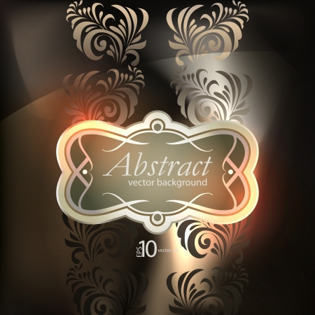 abstract vector background with a geometrical ornamentのイラスト素材