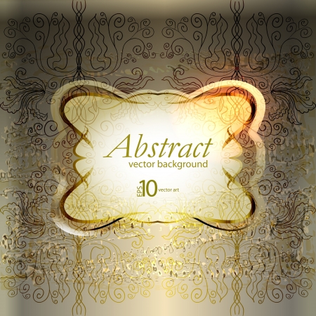abstract vector background with a geometrical ornamentのイラスト素材