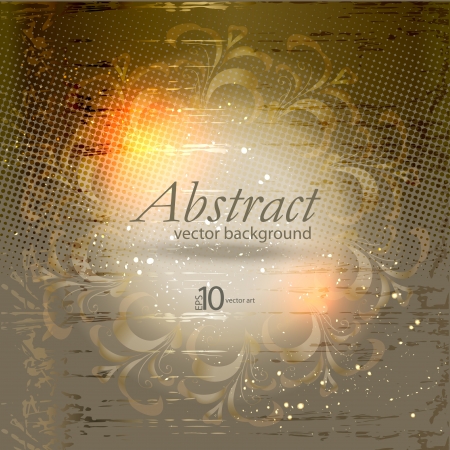 abstract vector background with a geometrical ornamentのイラスト素材
