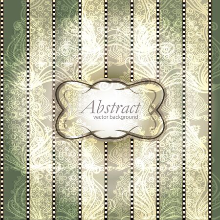 abstract vintage elegant vector background with a textile ornamentのイラスト素材