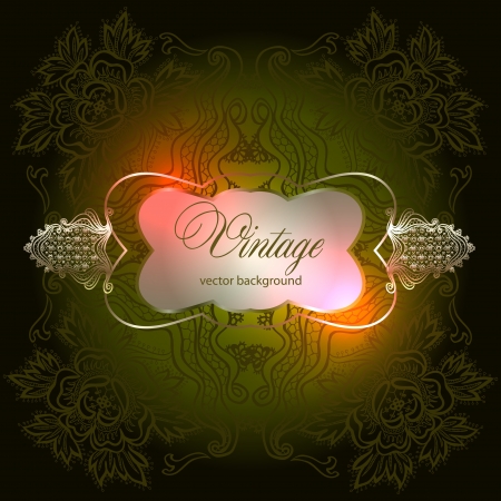 abstract vintage elegant background with a geometrical ornamentのイラスト素材