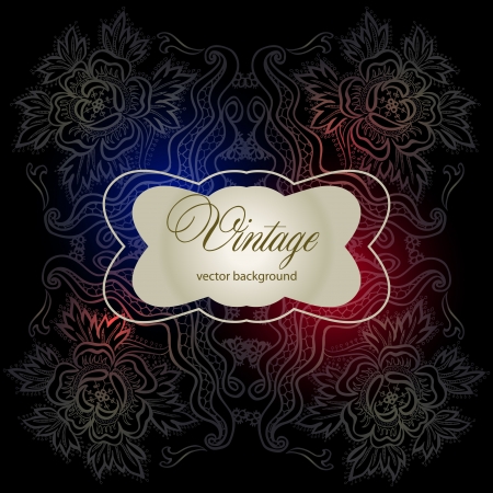 abstract vintage elegant background with a geometrical ornamentのイラスト素材